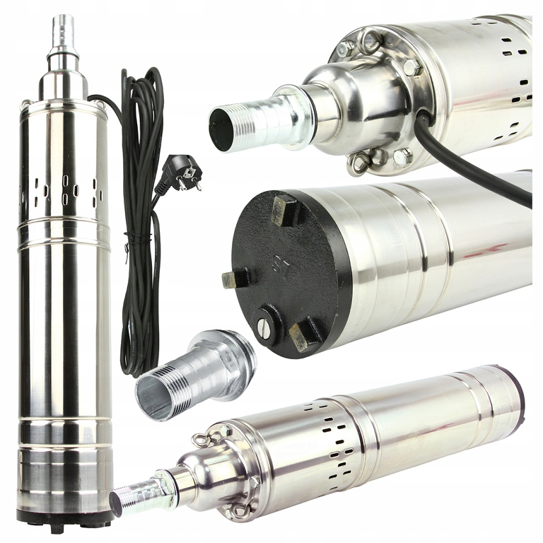 Hĺbková skrutková vodná pumpa pre studňu 1500 W 2 m³/h Výkonná
