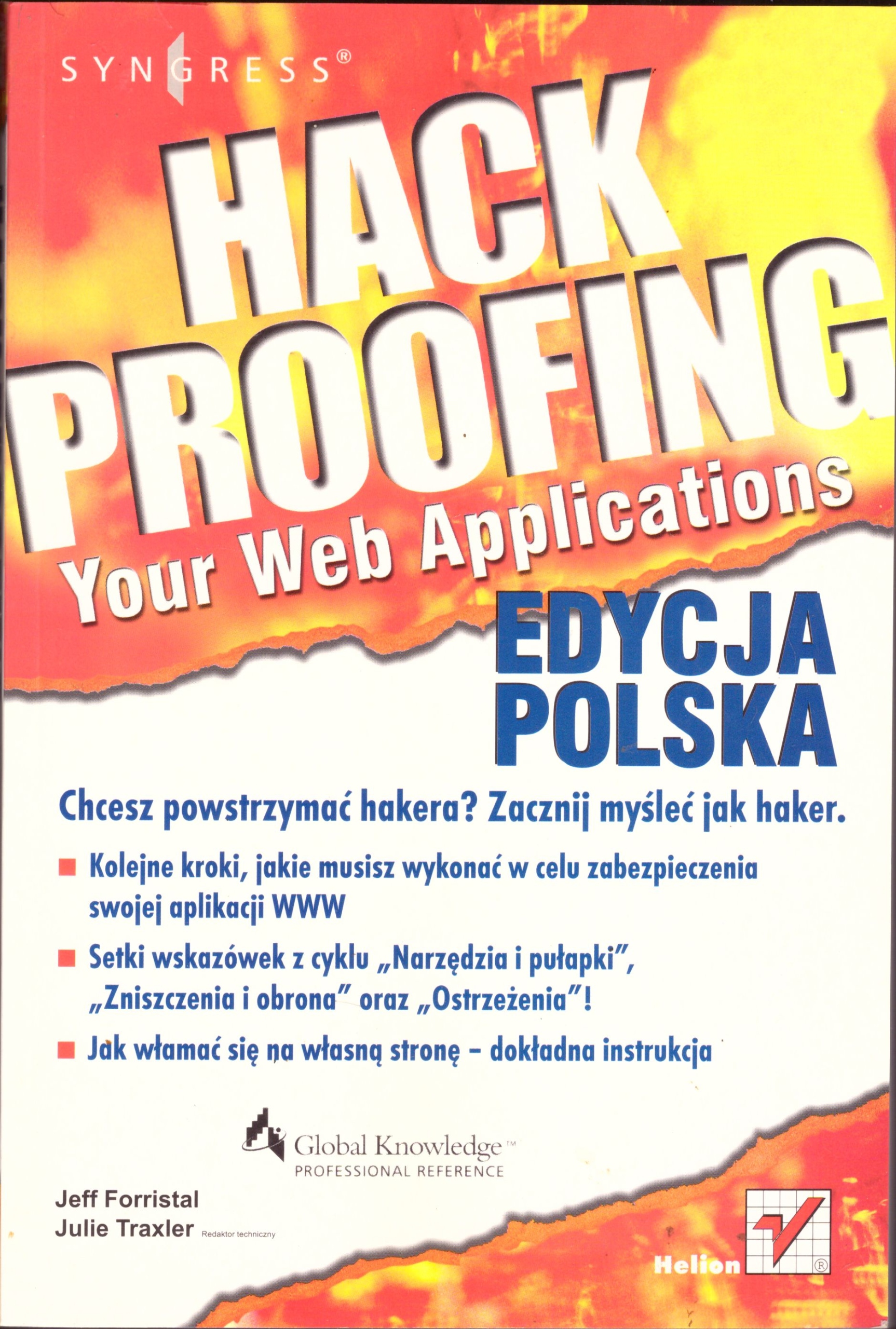 Hack Proofing Your Web Applications edycja polska