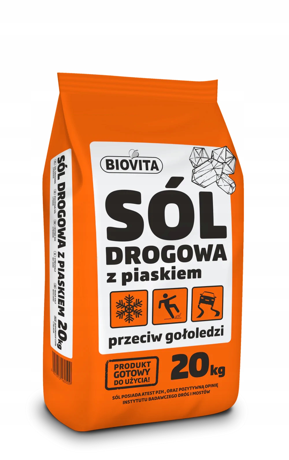 

Sól drogowa z piaskiem przeciw gołoledzi Biovita 2