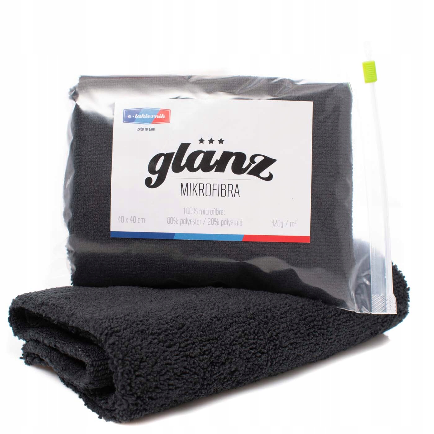

Mikrofibra Glanz 40x40cm Gramatura 320g/m2