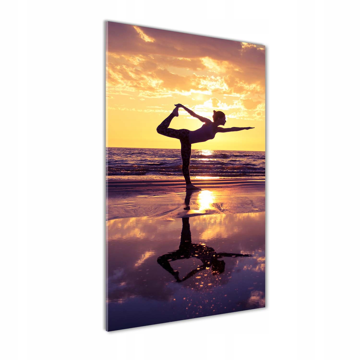 

Foto obraz akrylowy do salonu Joga na plaży 70x140
