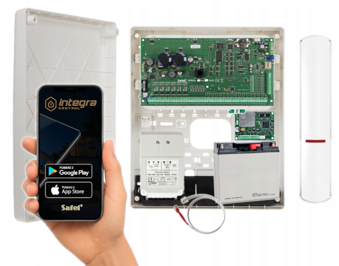 System Alarmowy Integra 128 Plus Grade 3 ABAX2 Moduł Gsm Lte Aplikacja