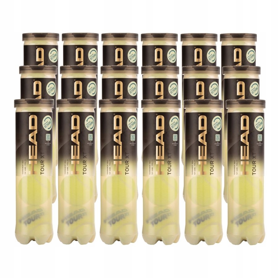 Tenisové míčky Head Tour Xt karton 18 x 4 ks