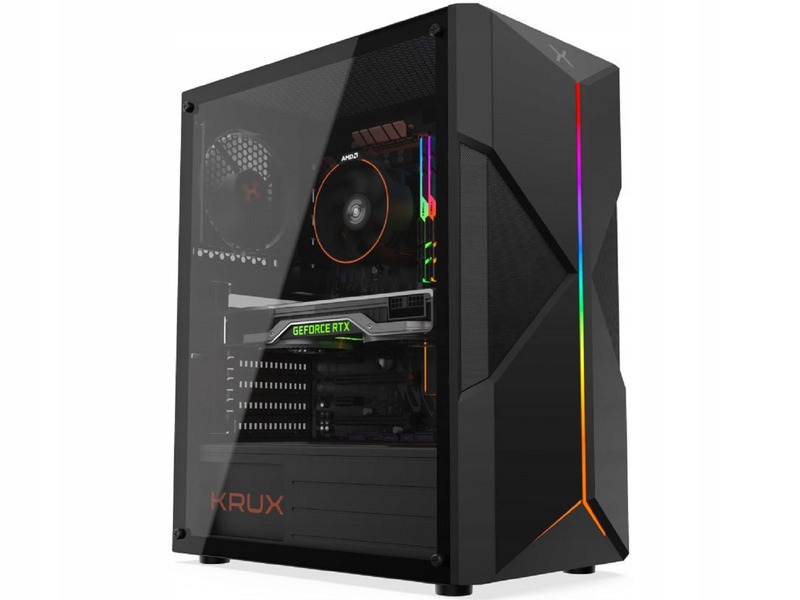 Obudowa Krux Astral Argb Midi Tower czarny