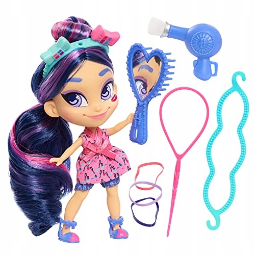 HAIRDRABLES COLOR MAGIC LALKA + AKCESORIA FIOLET Marka Just Play