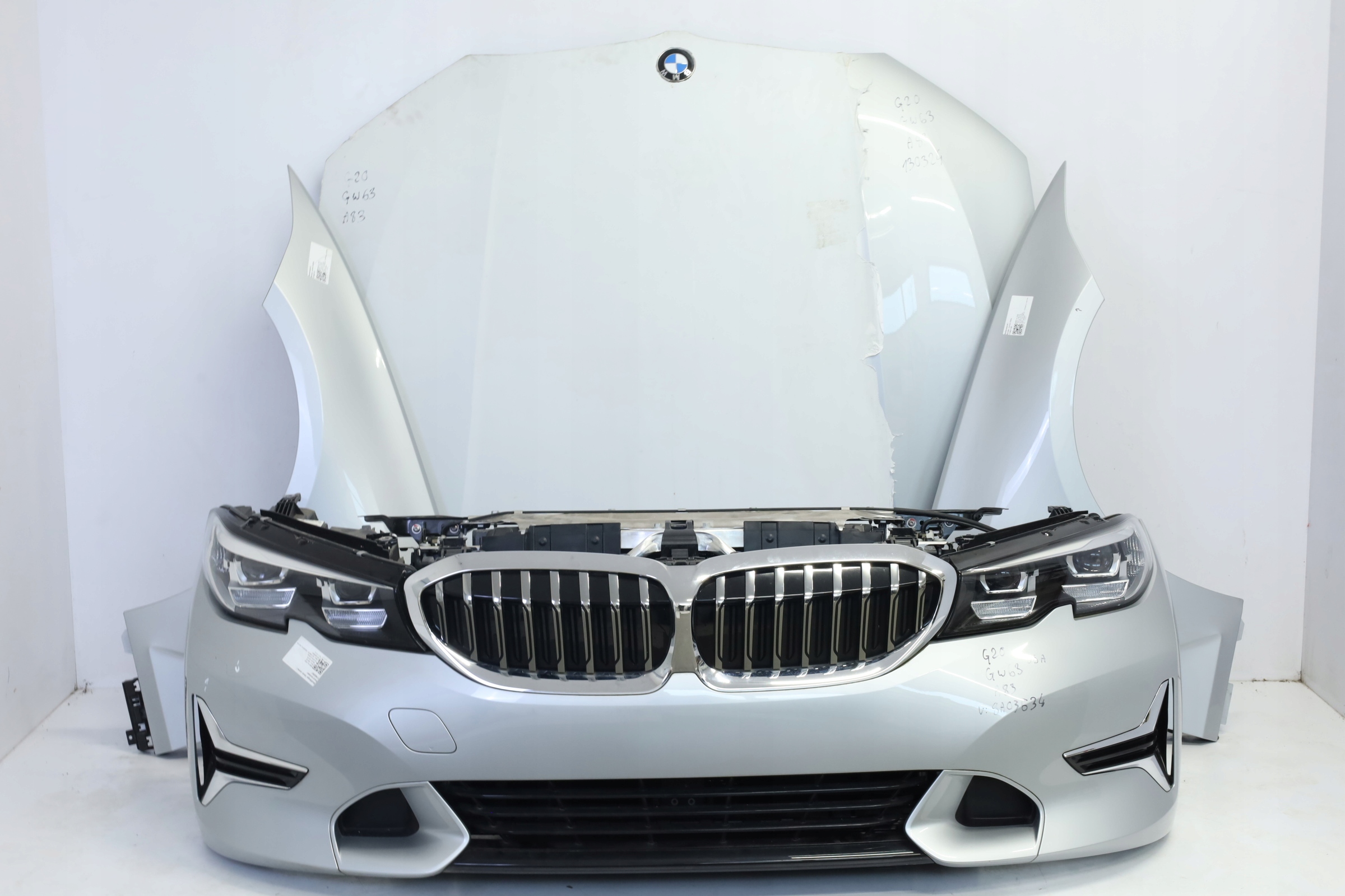 PRZÓD MASKA BŁOTNIKI ZDERZAK PAS LED BMW G20 G21 A83 USA