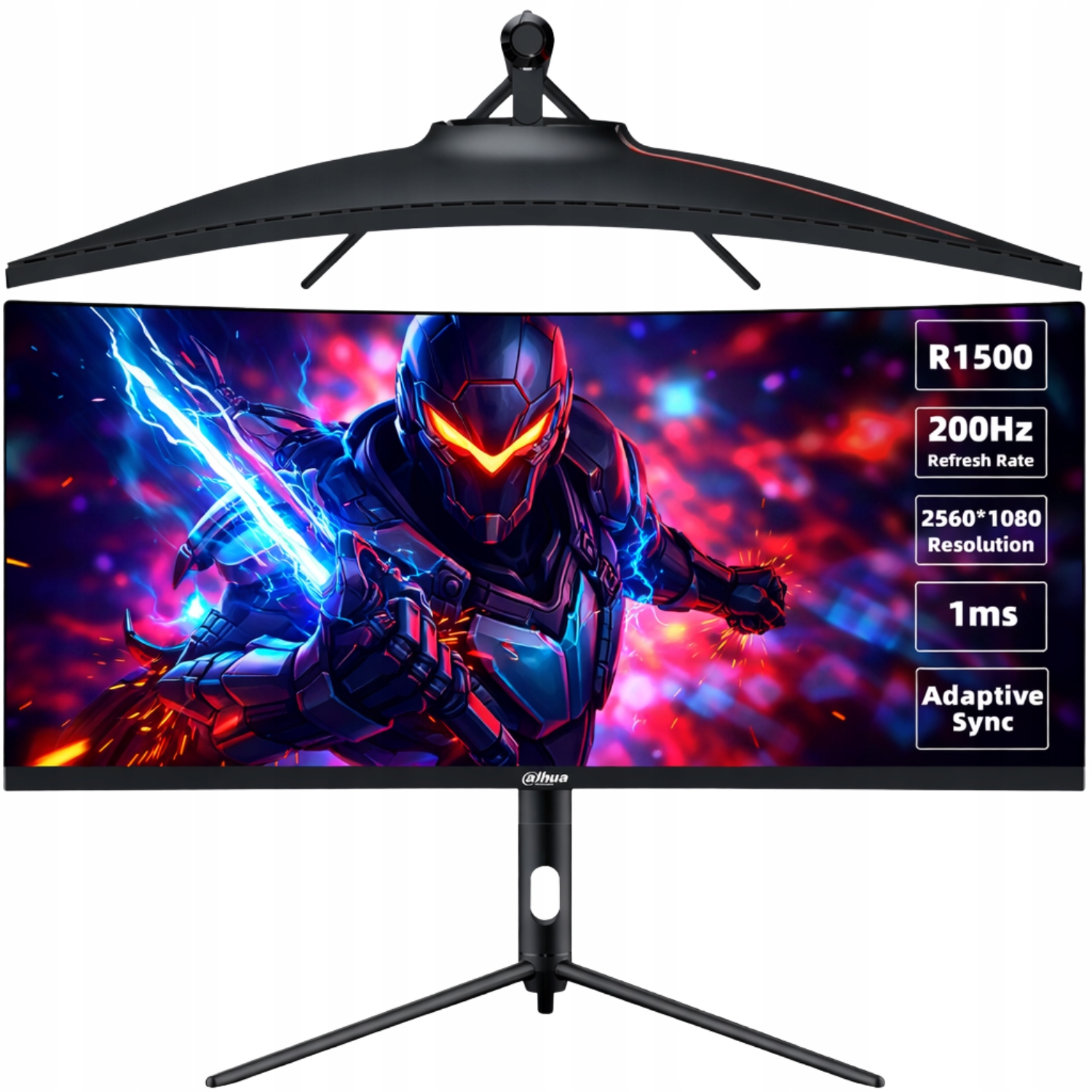 Monitor Gamingowy Zakrzywiony Led Dahua 30 Cali 180HZ 200HZ 1MS Dp Hdmi Va