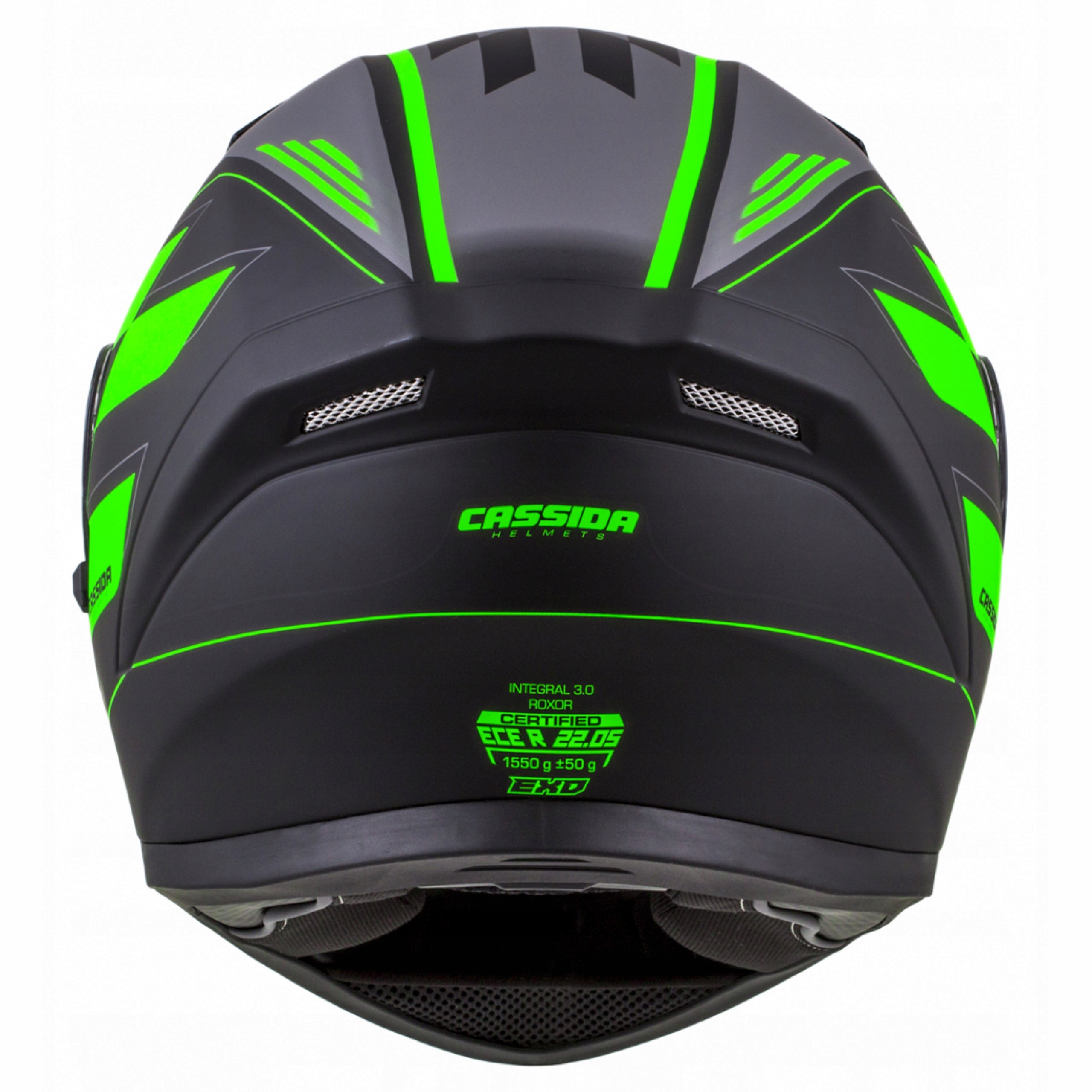 KASK MOTOCYKLOWY CASSIDA 3.0 ROX + CZARNA SZYBA S Rozmiar S