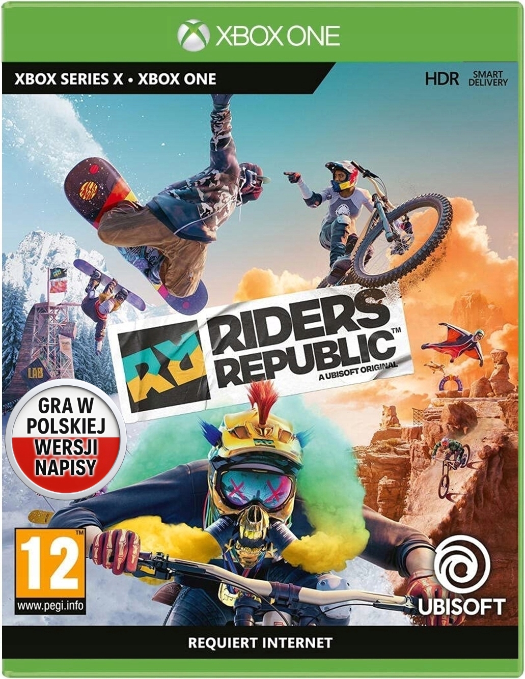 Riders Republic Pl Xbox One Series X Płyta Blu-ray