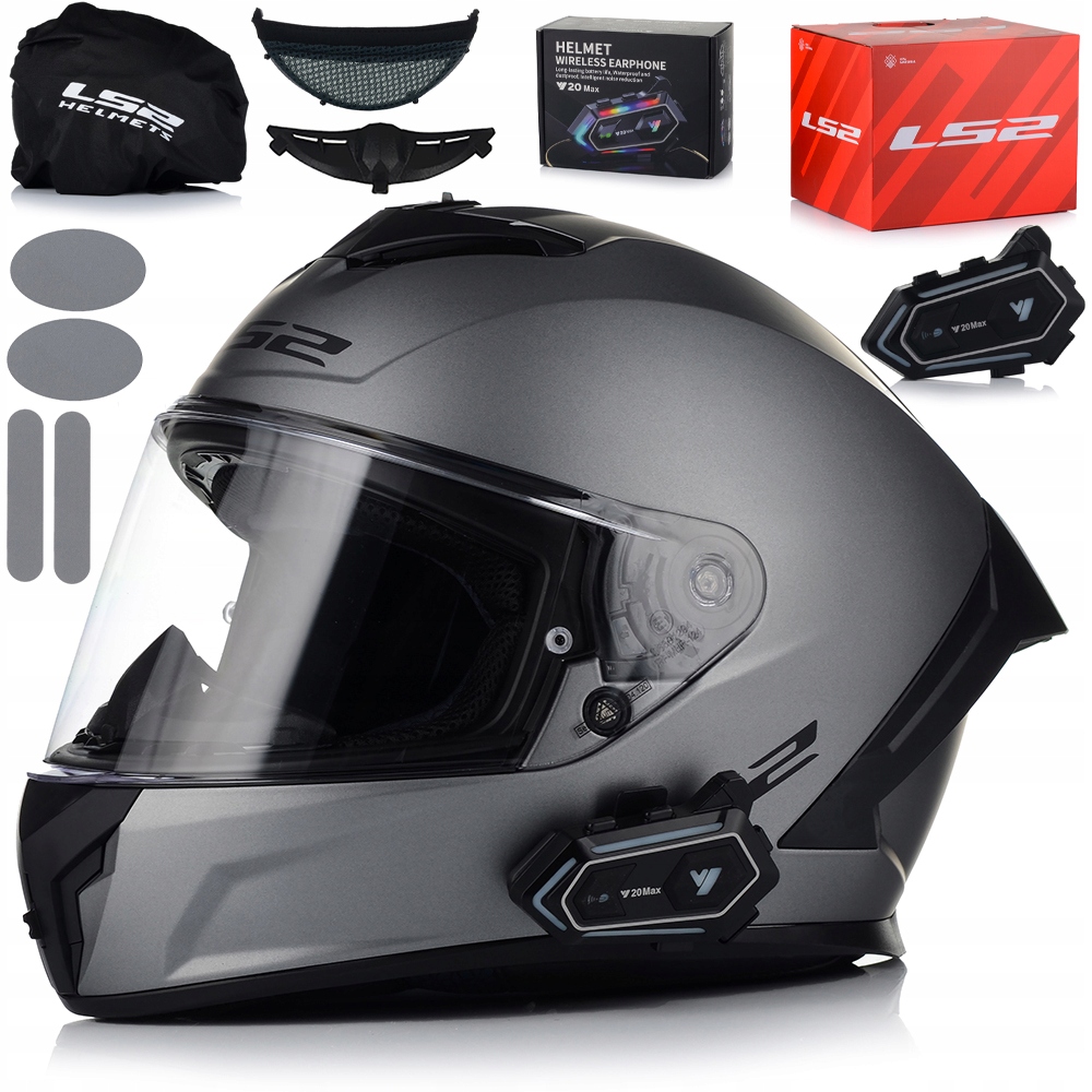Motocyklová Prilba LS2 FF820 Rapid III Systém Pinlock Ecer 22.06 Interkom