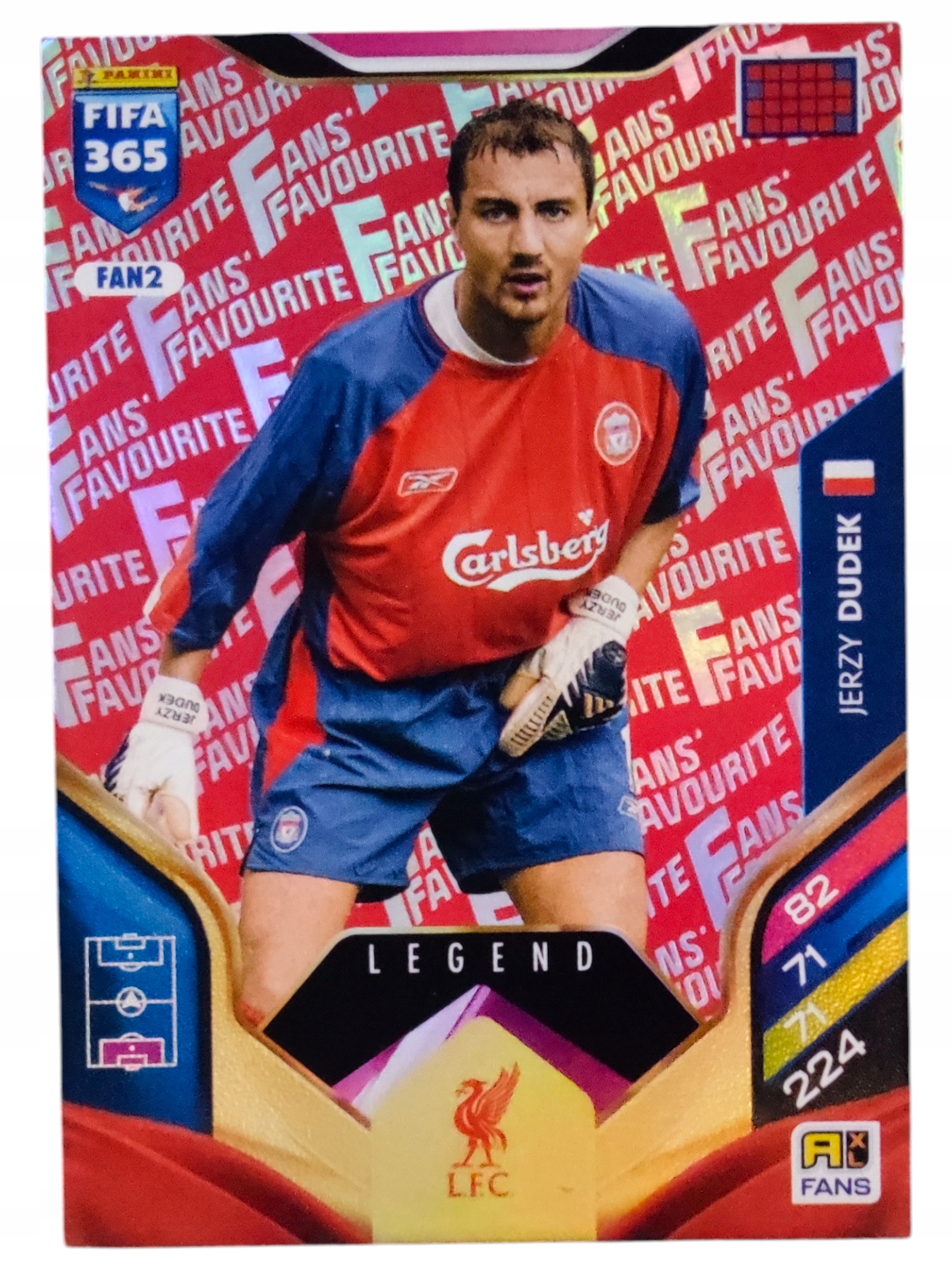 Panini Fifa 365 2026 Legend Fans Favourite Red Jerzy Dudek Liverpool FAN2