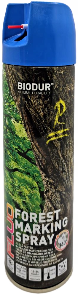 

Spray Farba do znakowania drzew 500 ml Niebieski
