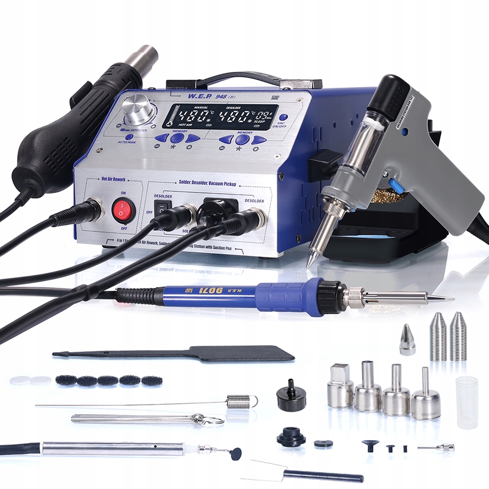 

Zestaw od Hotair Wep 948-II Stacja Lutownicza 4w1!