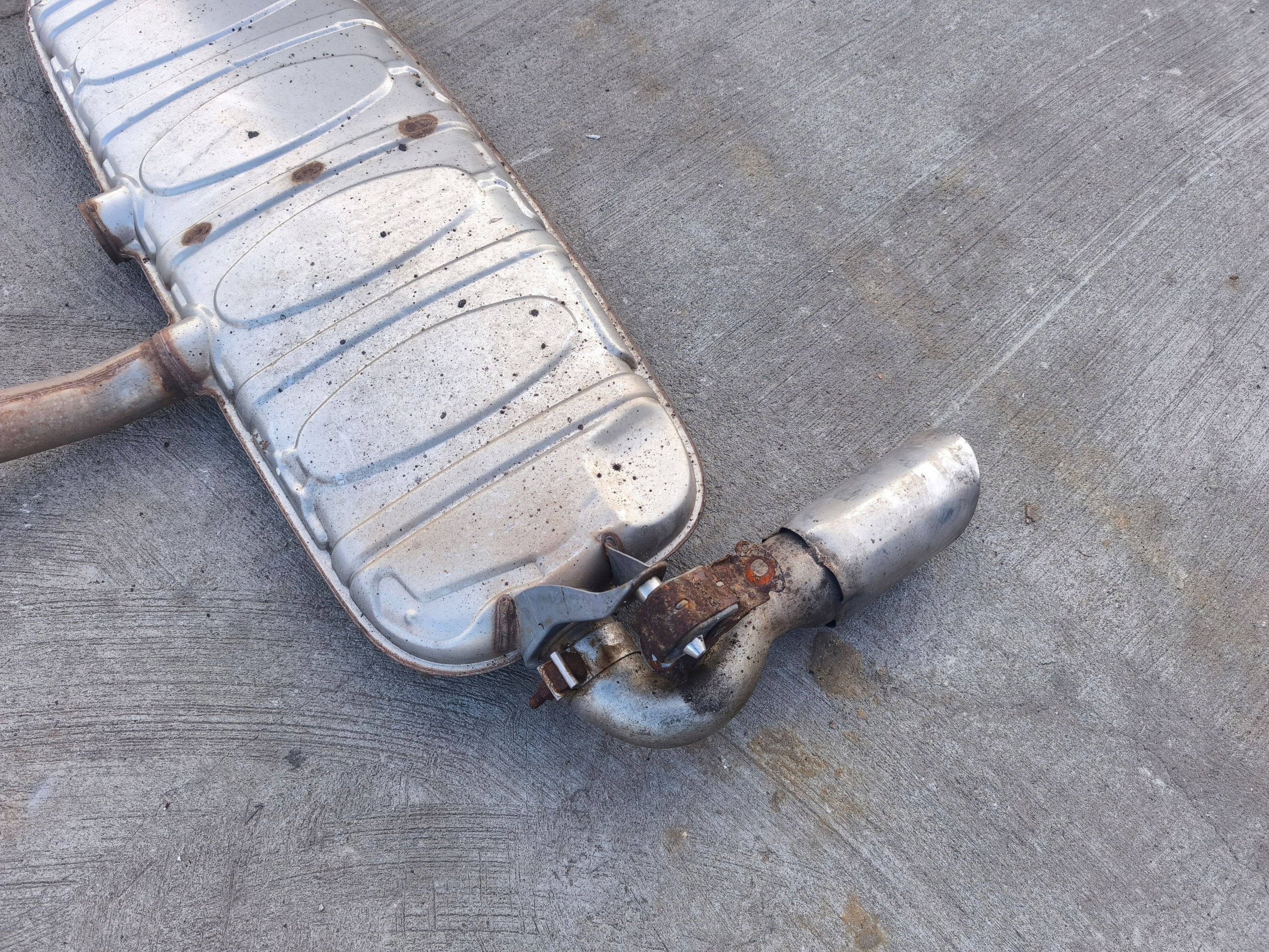 muffler, exhaust AUDI Q7 4L 3.0 TDI