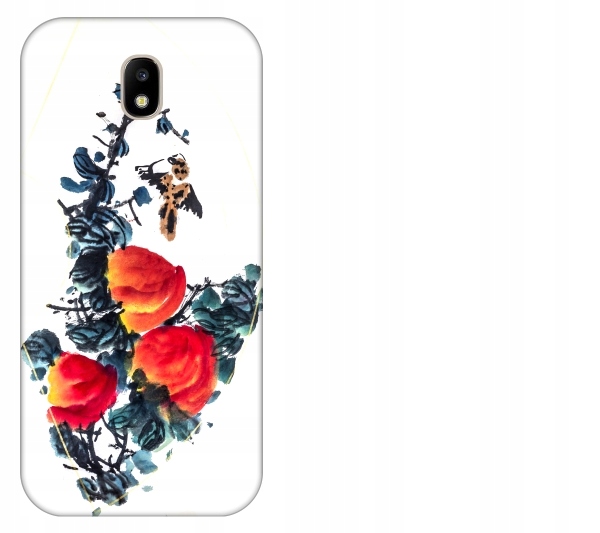

Etui pokrowiec Samsung Galaxy J5 2017 Kwiaty akwar