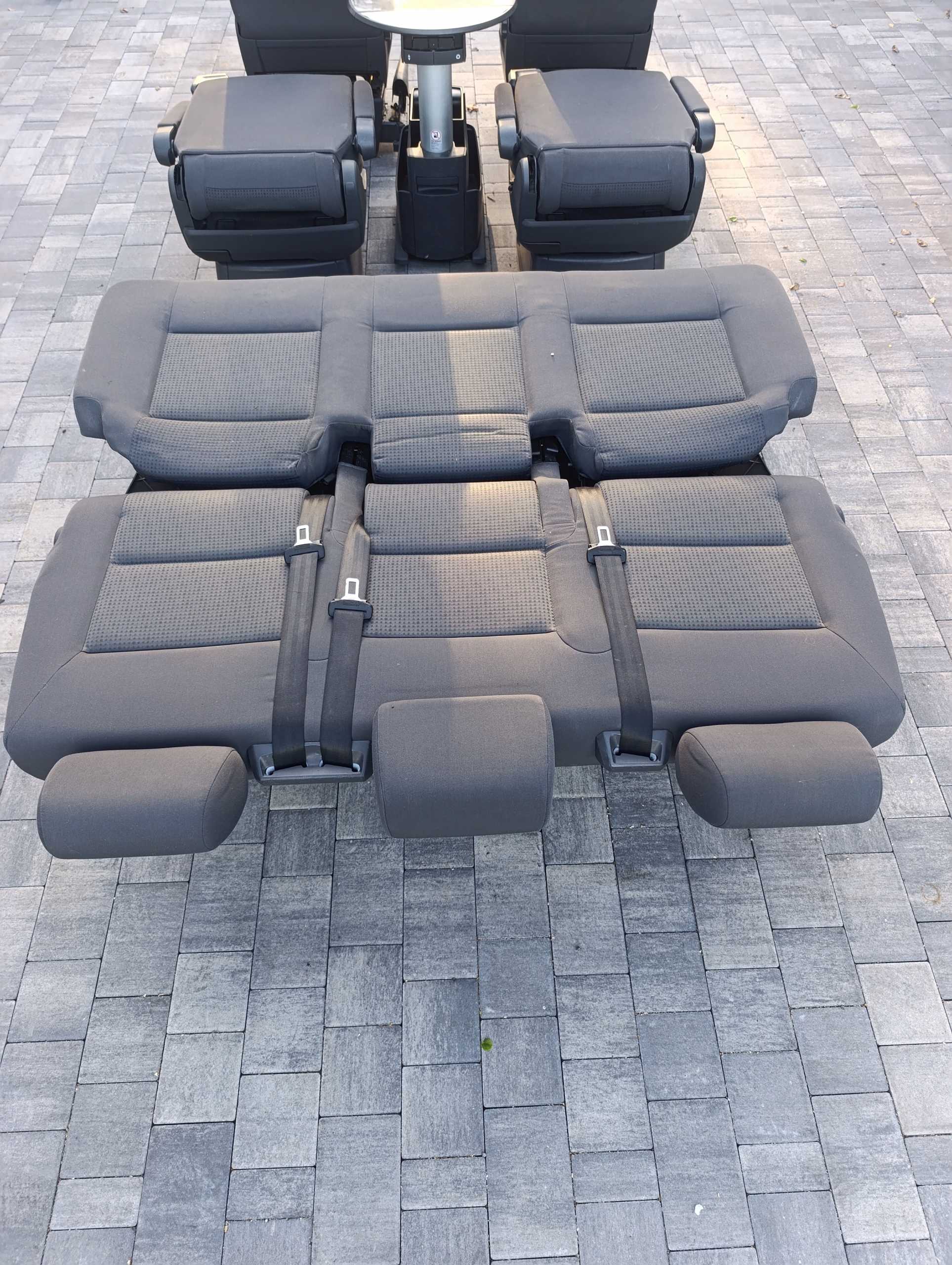 VW T5 T5 LIFT T6 KOMPLET Sitze Sitze MULTIVAN STOLIK Sitz ANTRACYT