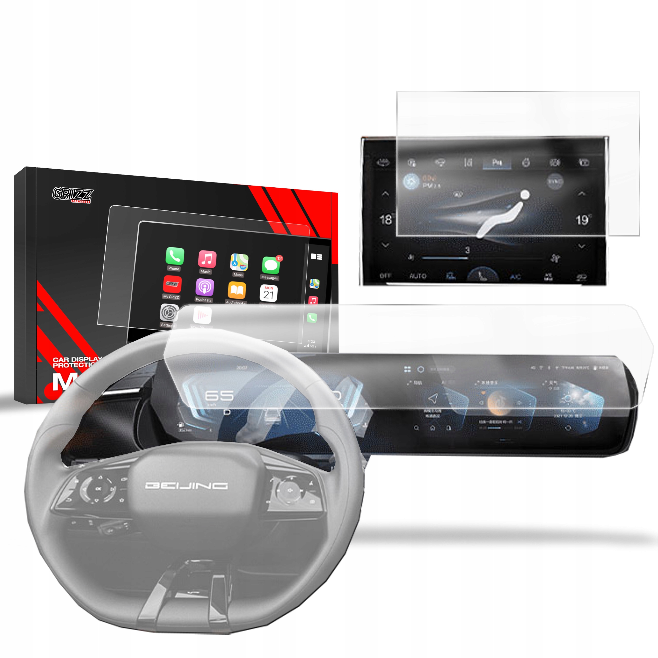 2w1 Folia Antyodciskowa do Baic Beijing 7 (2024-2025)