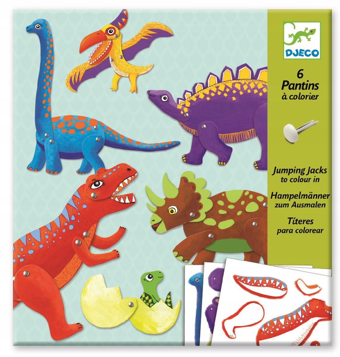 

Zestaw ruchome postacie Dinozaury