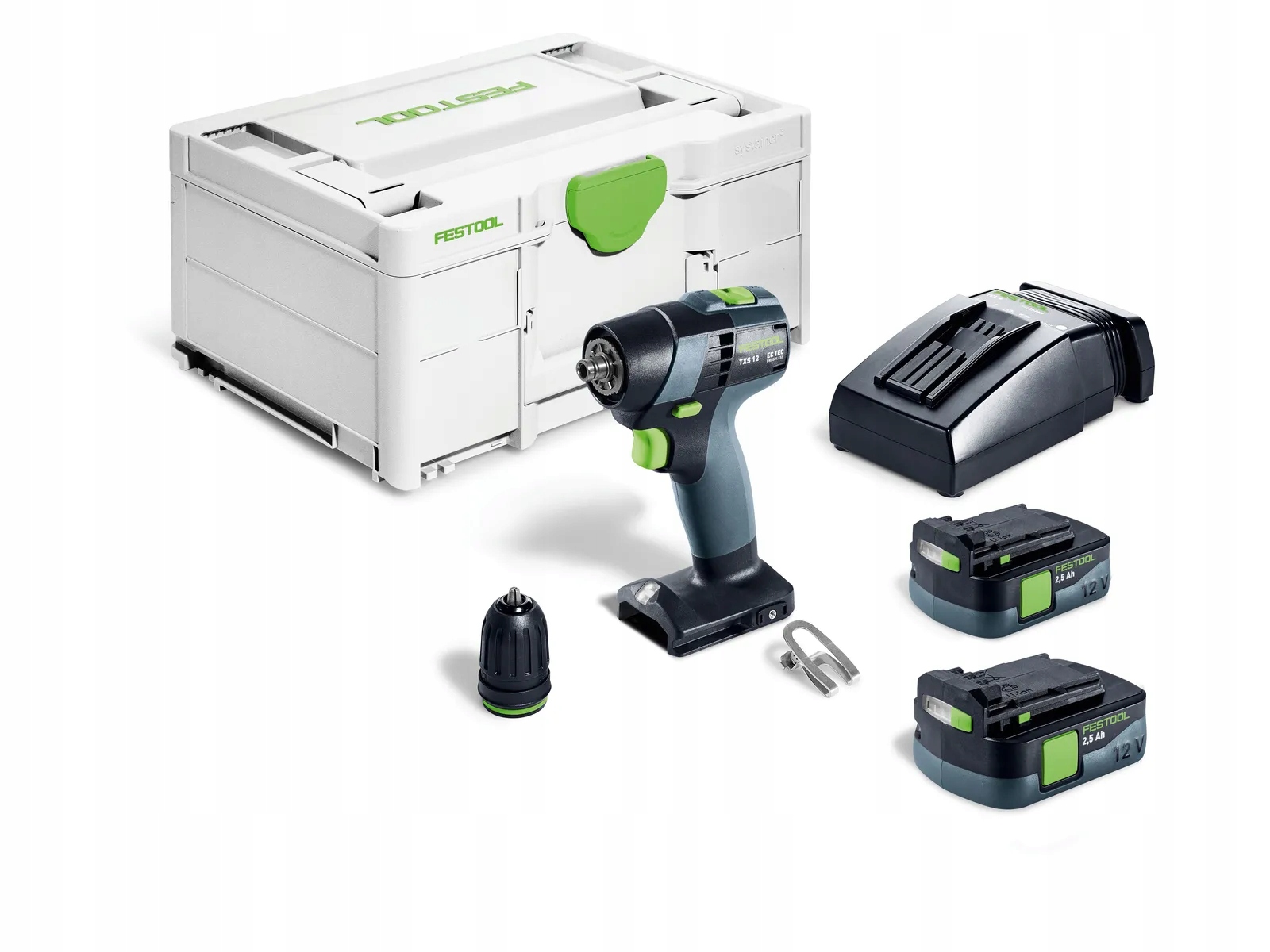 Festool Akumulatorowa wiertarko-wkrętarka Txs 12 2,5-Plus 576864