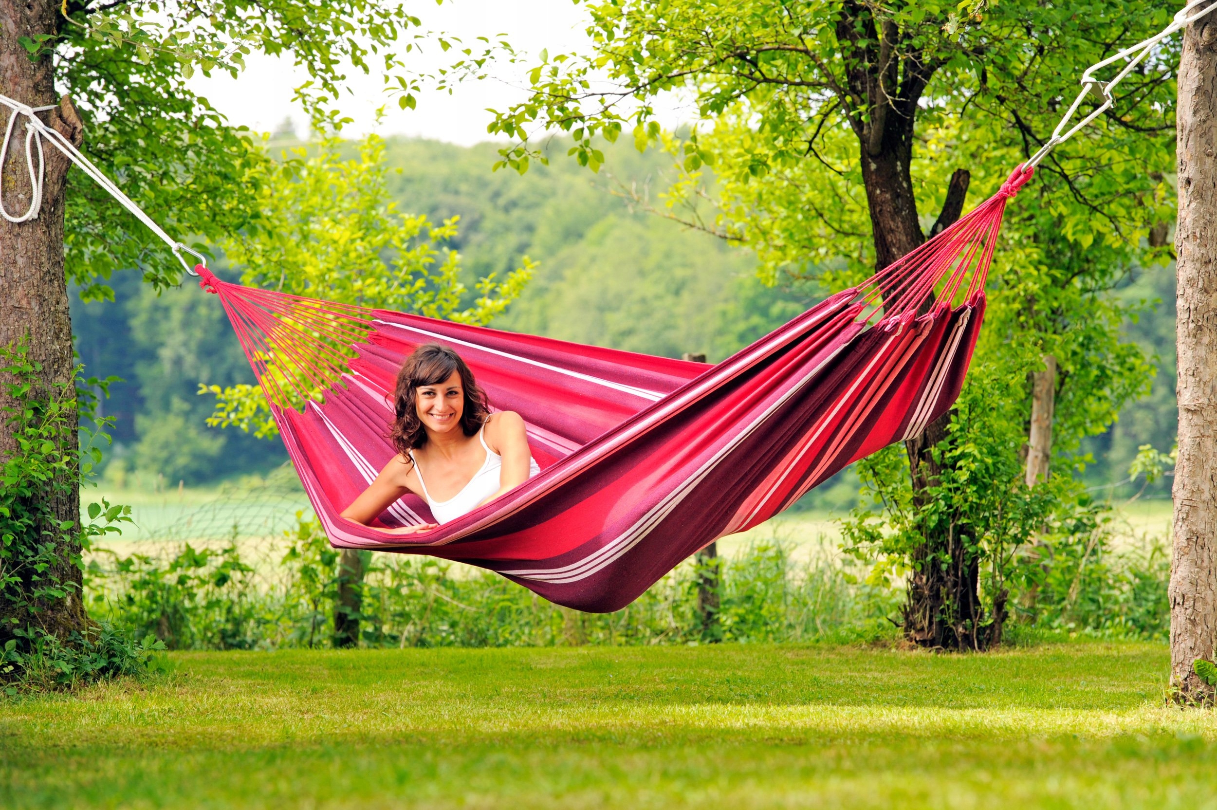AMAZONAS Salsa Hamak L Rozmiar EllTex Bawełna Poliester 210x140 cm 150 kg — miniatura 2