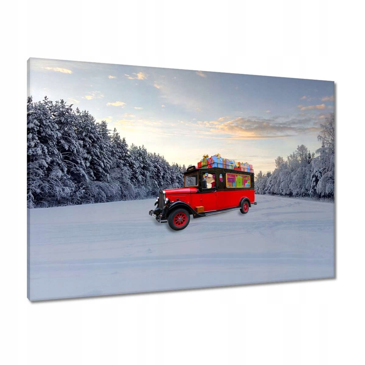Obrazy 100x70 Santa Claus Laponsko