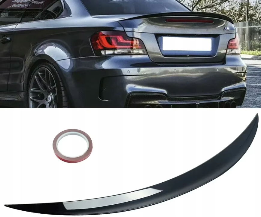 Spoiler Mp M Performance Spoiler Klapky Černý Lesk Pro Bmw E82 E88