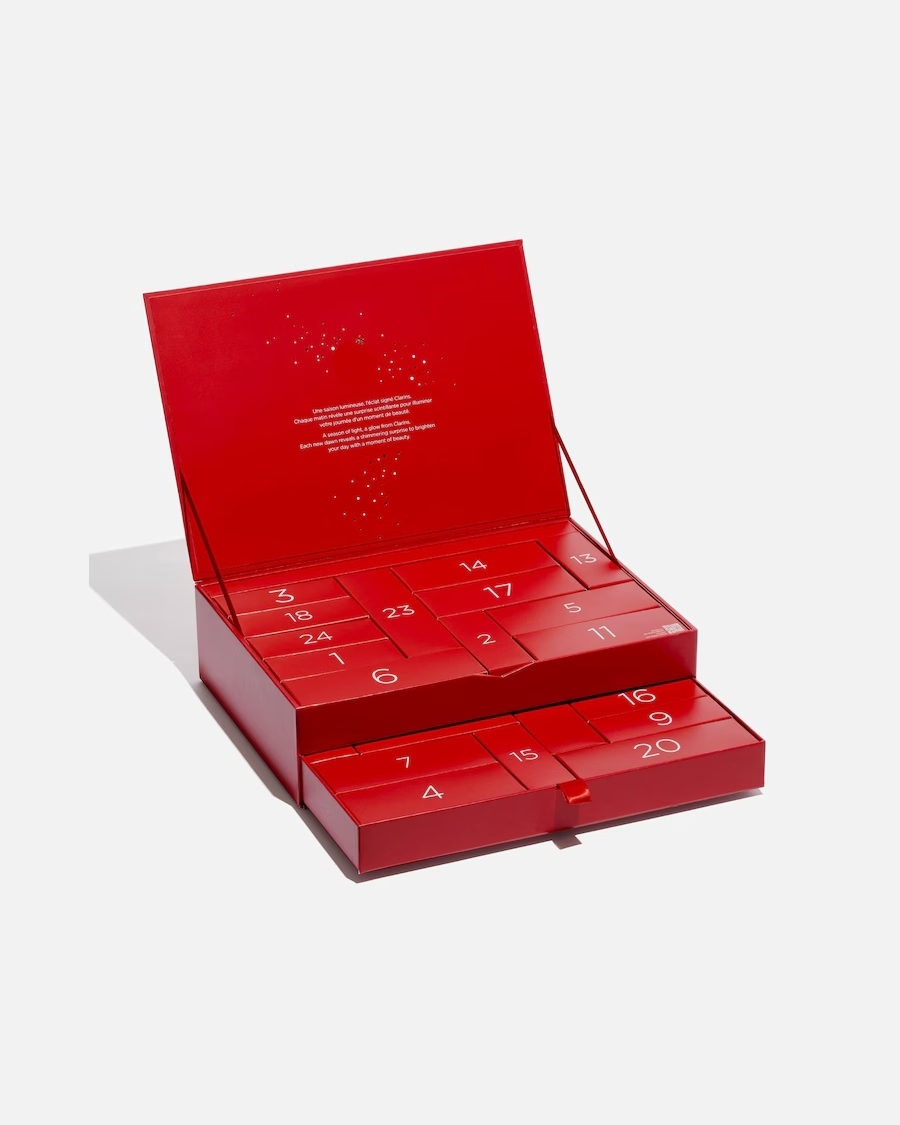 Адвент-календарь Clarins 12 Days 2024, 12 средств по уходу — фото 3