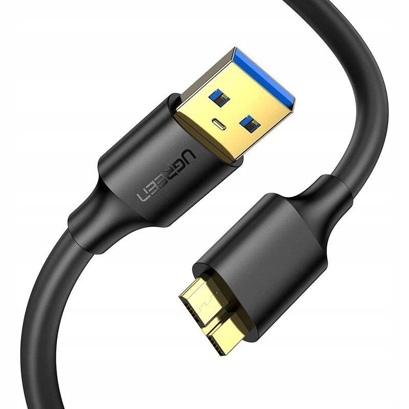 Kabel Usb 3.0 micro Usb 3.0 Ugreen US130 0.5m (czarny)