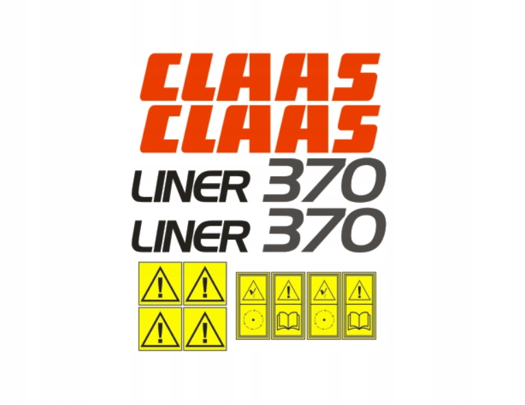 Samolepky samolepka Claas Liner 370