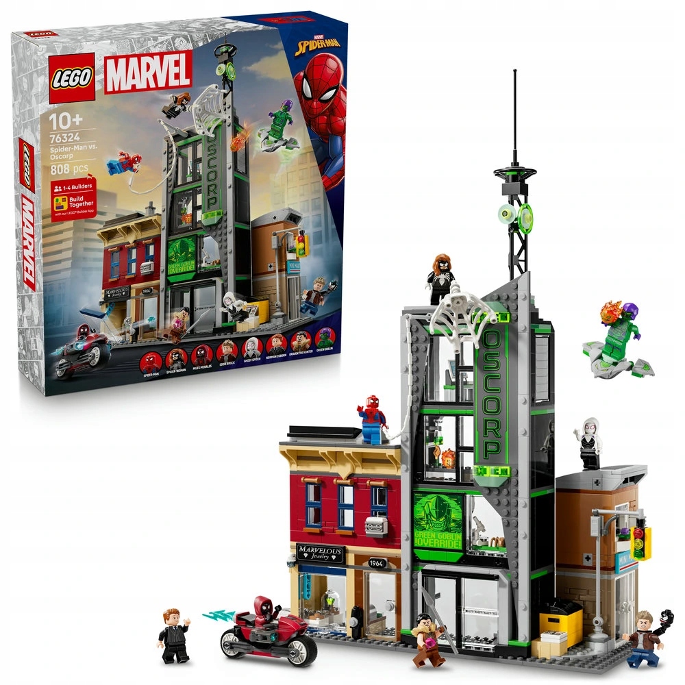 Lego Marvel 76324 Spider-Man vs. Oscorp
