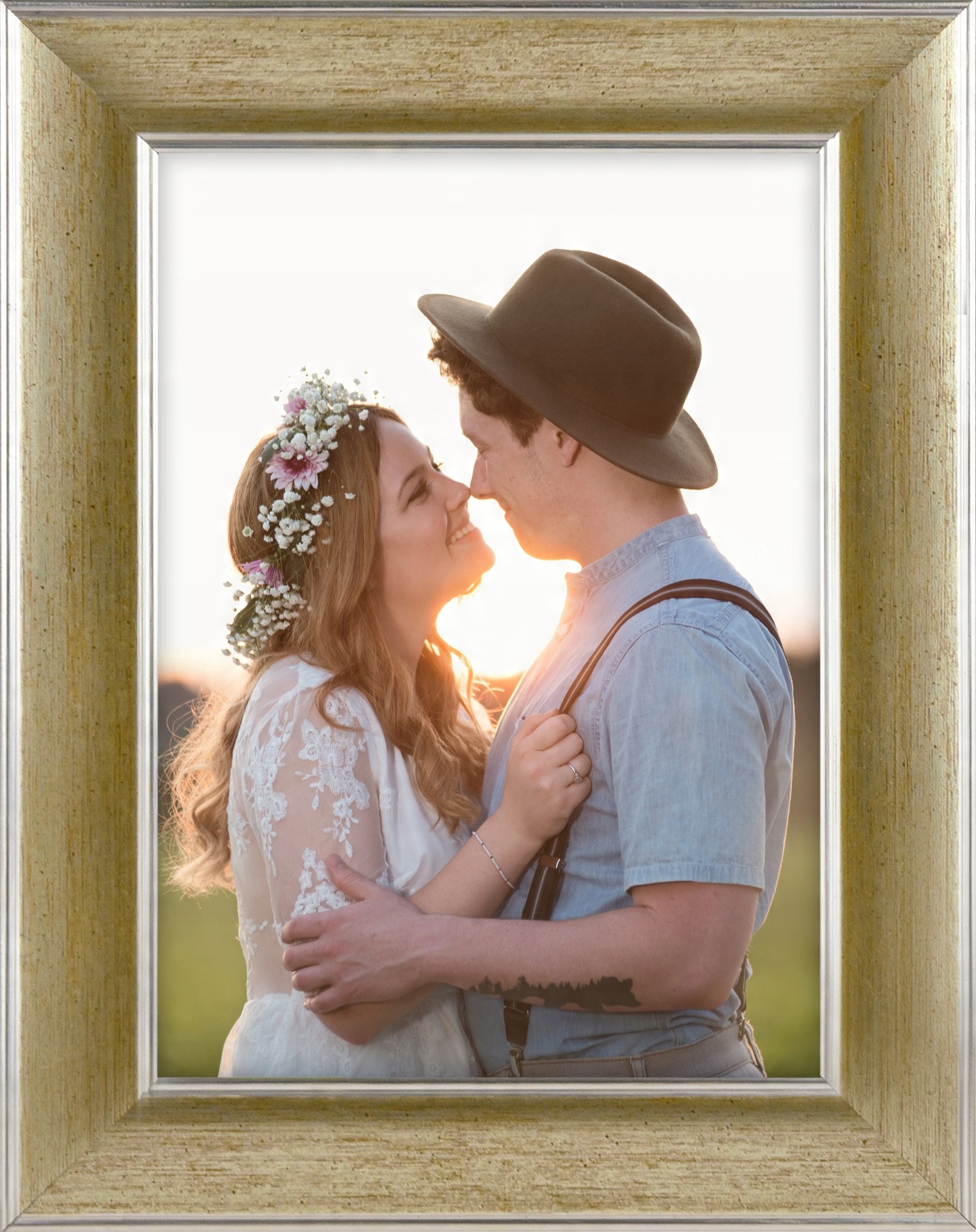 

Ramka Na Zdjęcia Ramki Foto Złota Rama 10x15 cm