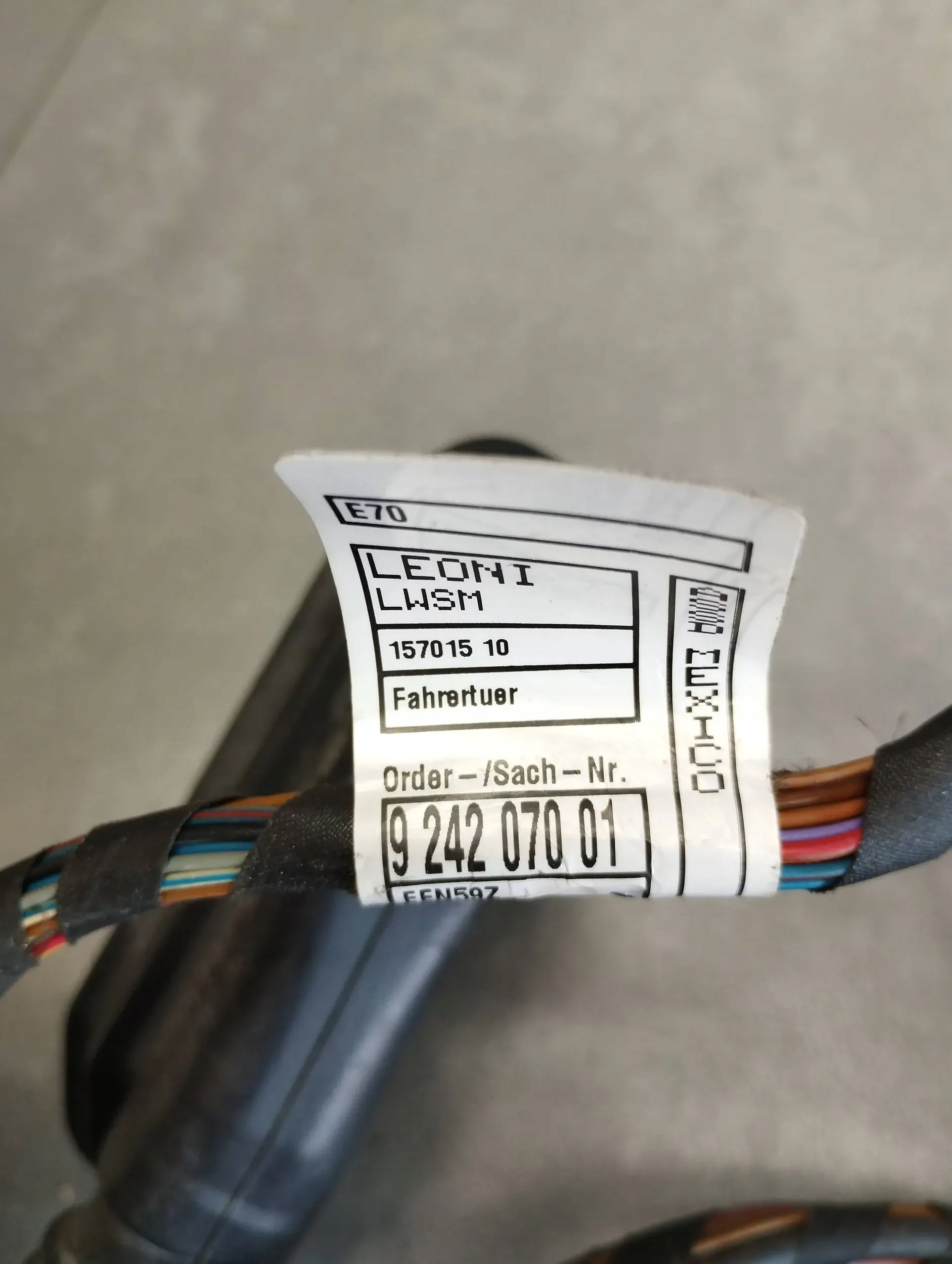 BMW X6 E71 svazek dveře levá předek 9242070
