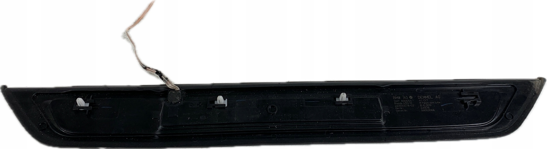 BMW G30 G31 M cap moulding threshold LED right front 8061056