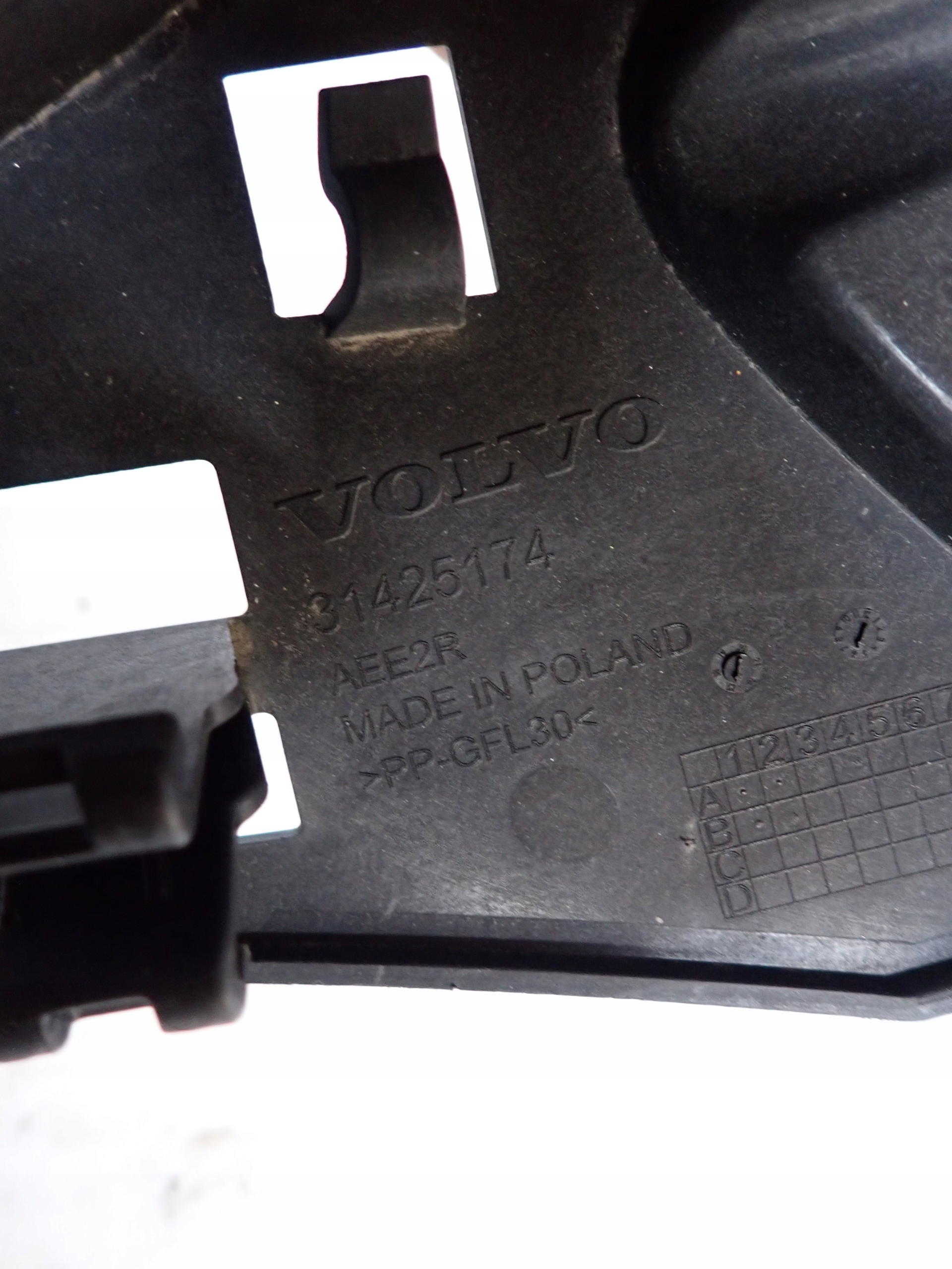 VOLVO XC-60 bumper bracket right front 31425174