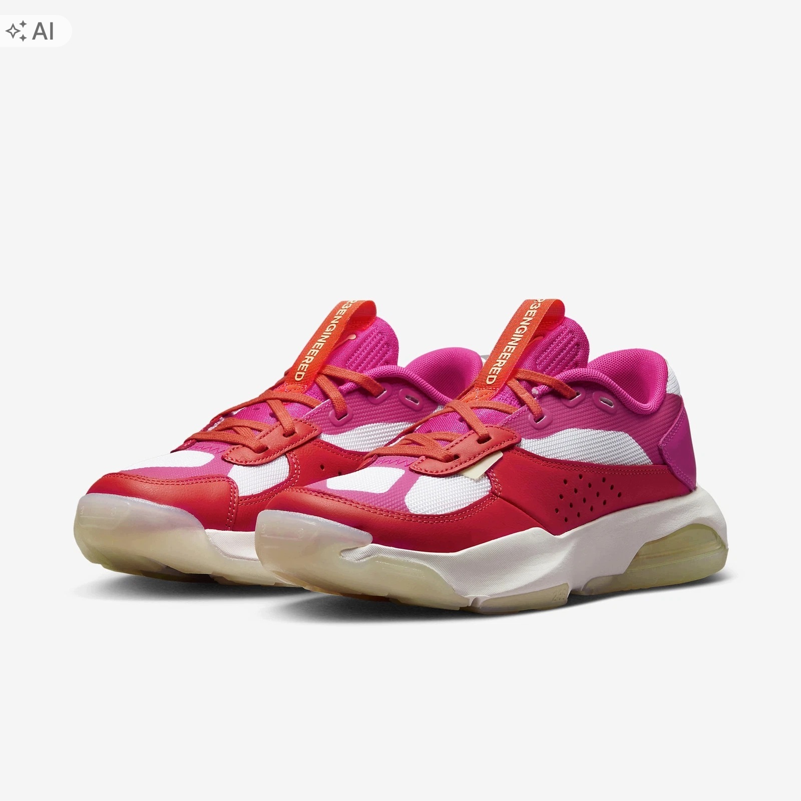 Nike Jordan Air 200E Bílo Růžové Sportovní Tenisky 39 U3A