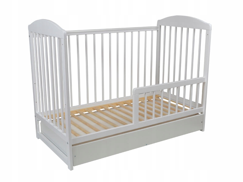 ŁóŻECZKO Z SZUFLADĄ FUNKCJĄ TAPCZANIKA ROZWOJOWE