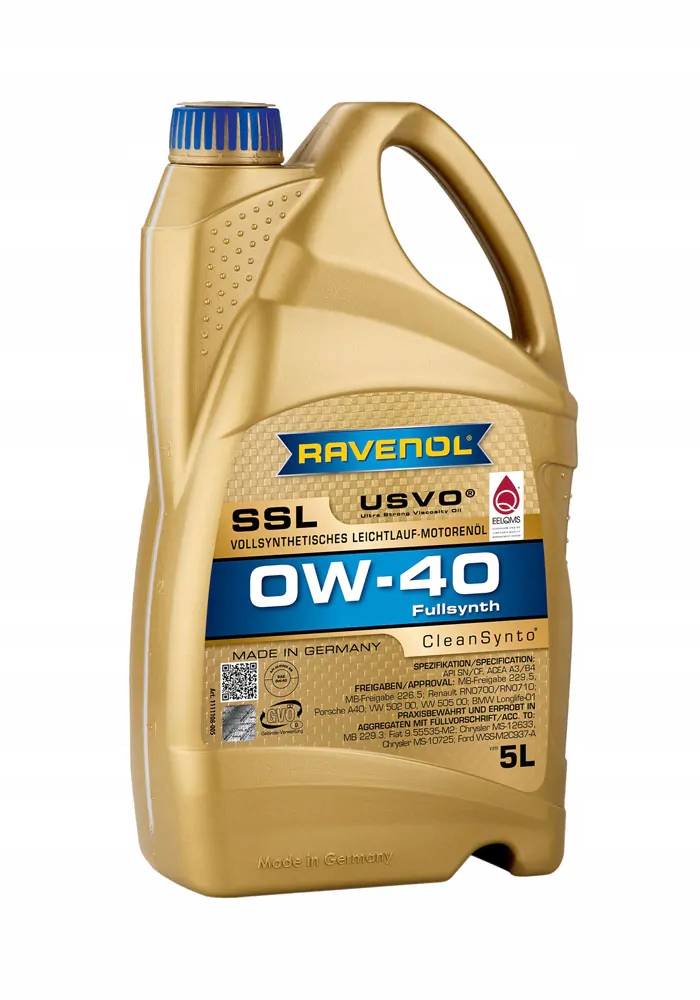 Olej silnikowy RAVENOL VMP 5W30 USVO CleanSynto 5L