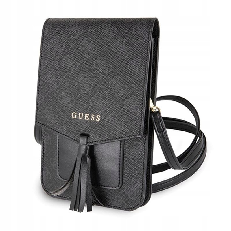 Guess 4G Uptown Wallet Phone Bag Torba z przegrodą na smartfona (czarny)