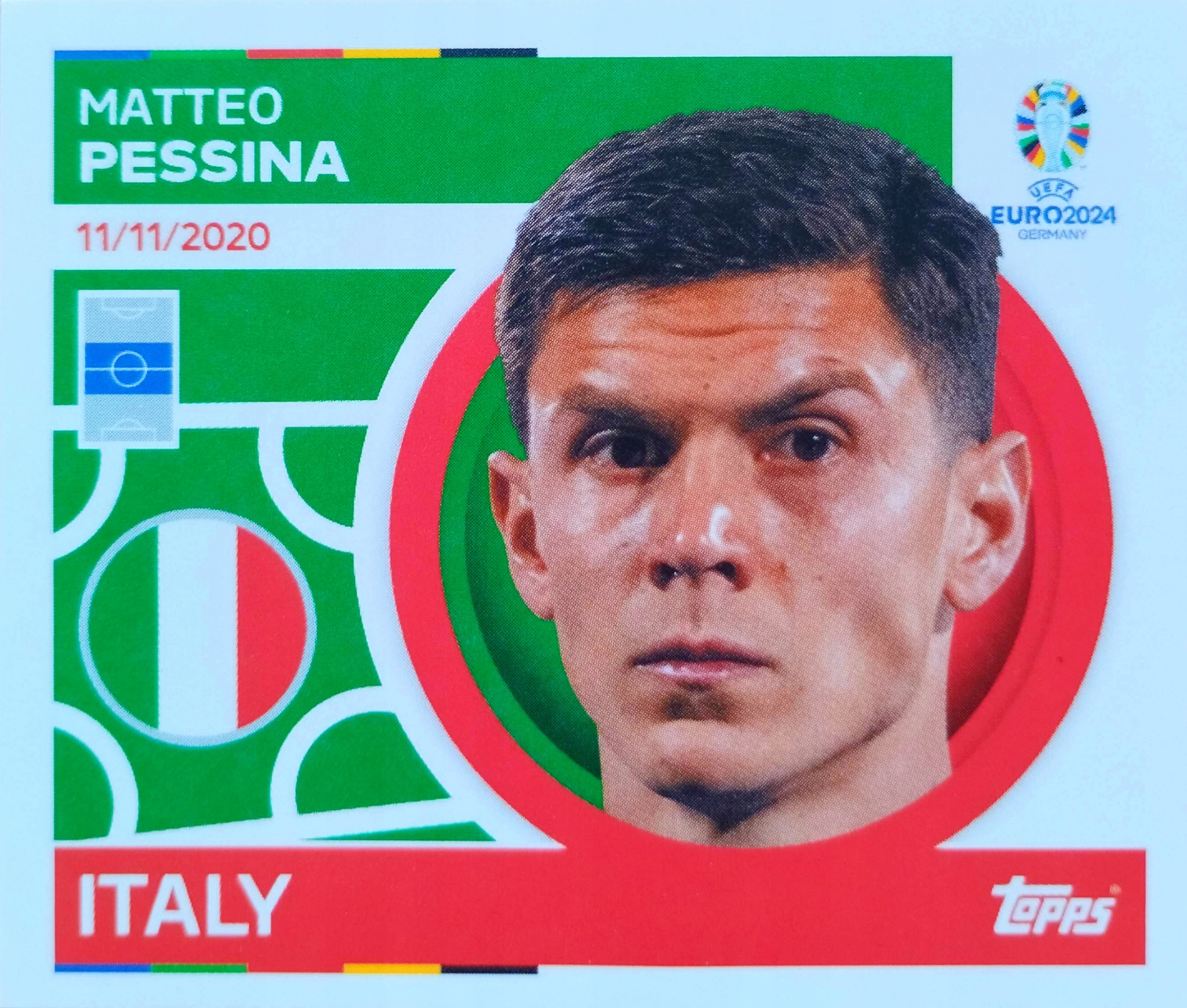 Euro 2024 Topps Match Attax naklejka Ita 14 Matteo Pessina Włochy