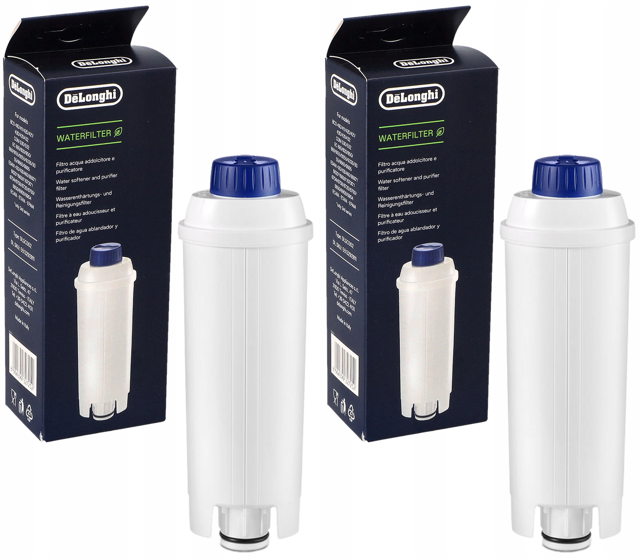 Filtr Wody Ekspres Delonghi Dls C002 x2