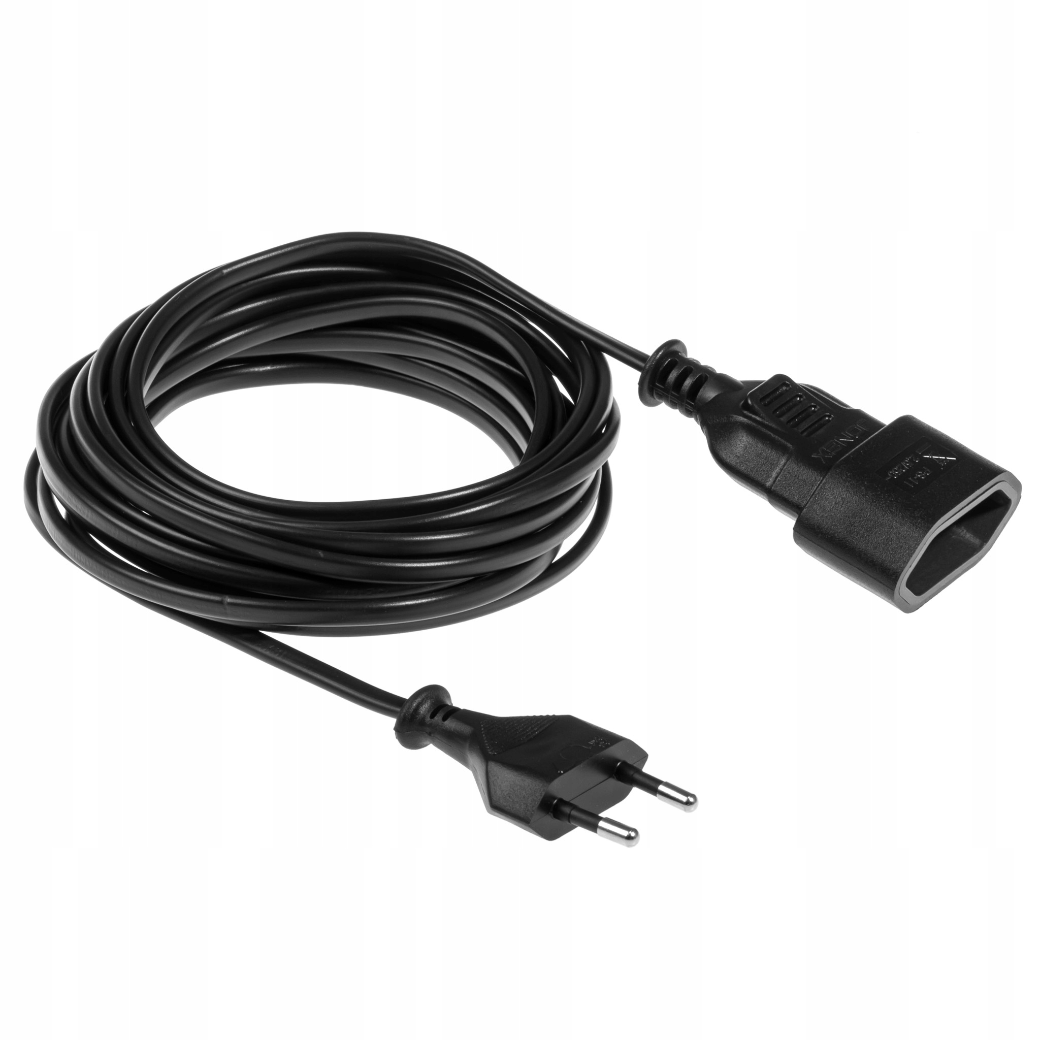 Przedłużacz PS-11 pojedynczy płaski 3,0 POLSKI , płaski wtyk i gniazdo Długość kabla 3 m