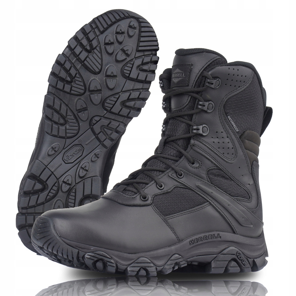 Merrell Vojenské boty Moab 3 8" Tactical Response Waterproof Černé 45