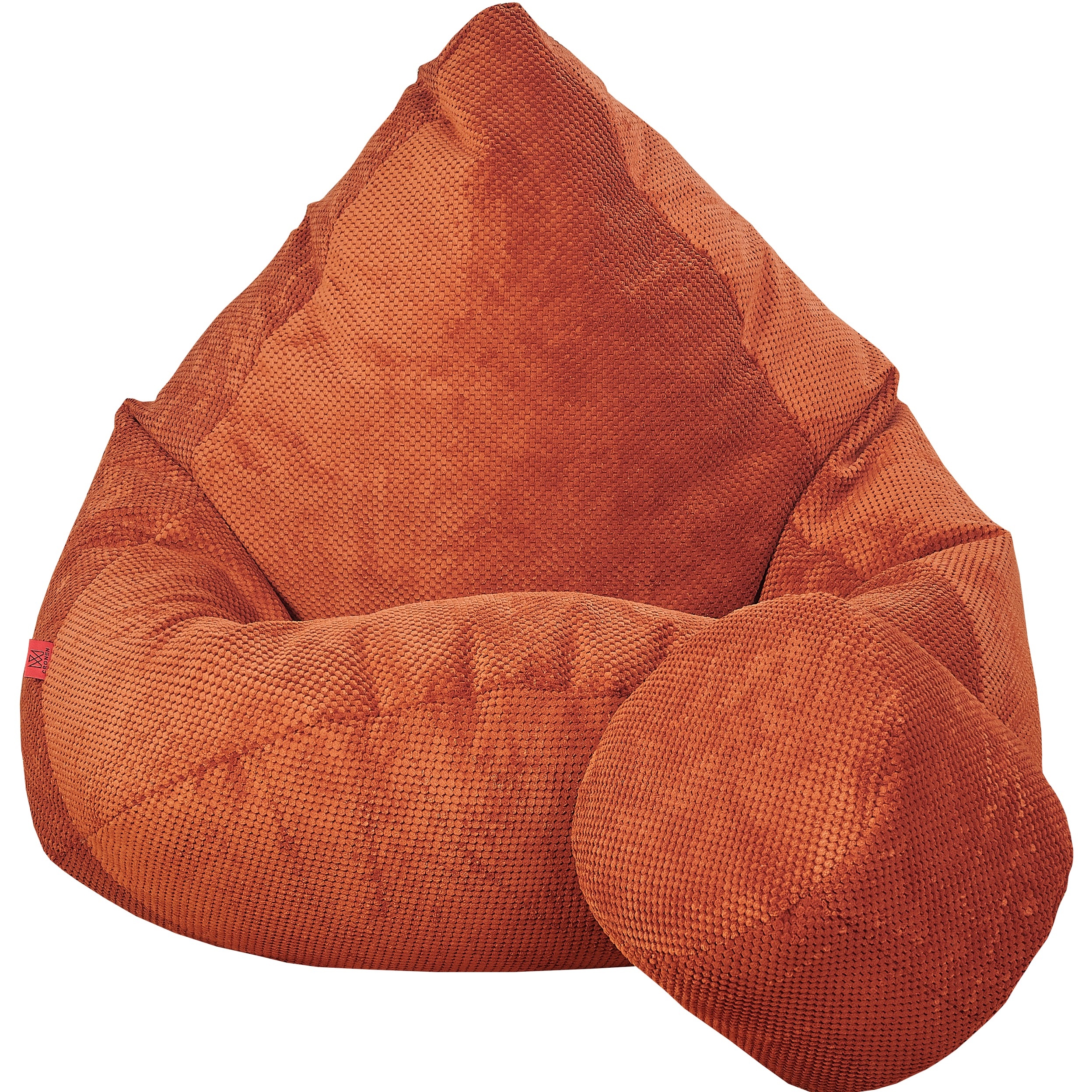 WOREK SAKO PUF SIEDZISKO WELUR + PODNÓŻEK GRATIS | PUFA PLUSZOWA DO SALONU