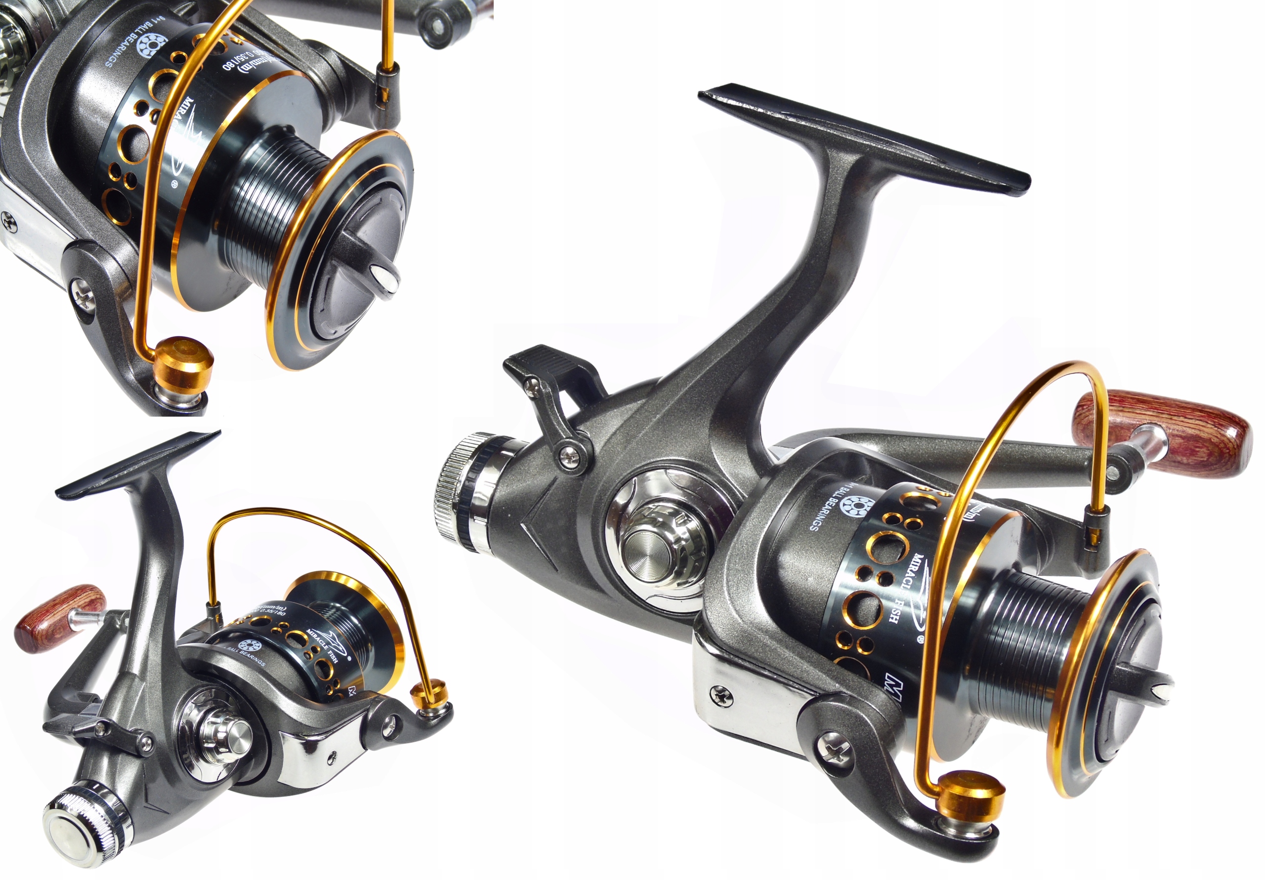 Kołowrotek Wolny Bieg Grunt 6000 M Silver Feeder Karp Karpiowy