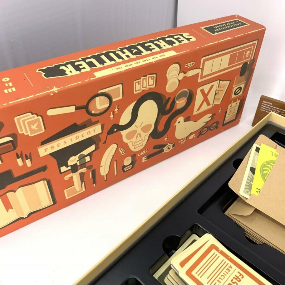 Odkryj Tajną Grę W Karty Hitlera Secret Hitler Typ Podstawa + dodatek