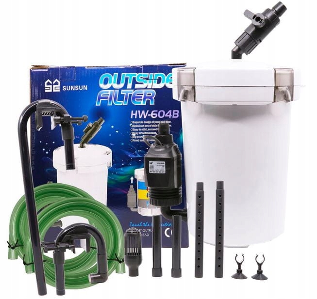 Filtr Kubełkowy HW-604B 800l/h 14W Prefiltr