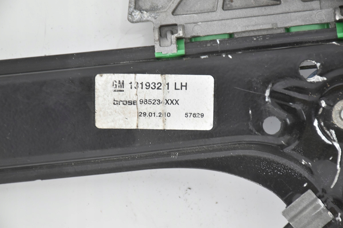 mechanism window regulator left OPEL ASTRA H CABRIO