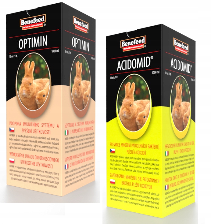 Levně Okyselovač minerálů pro králíky Acidomid Optimin
