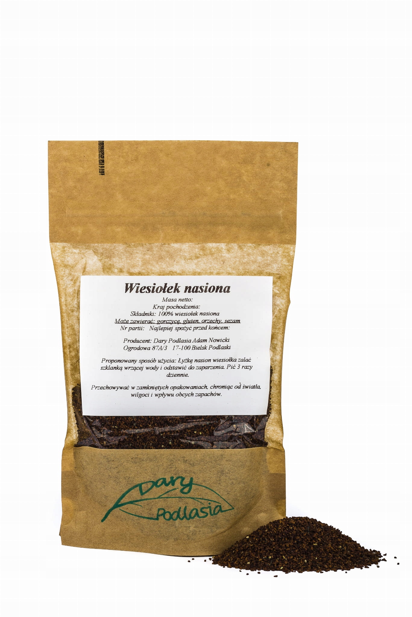 

Wiesiołek nasiona wiesiołka - 200g - Dary Podlasia