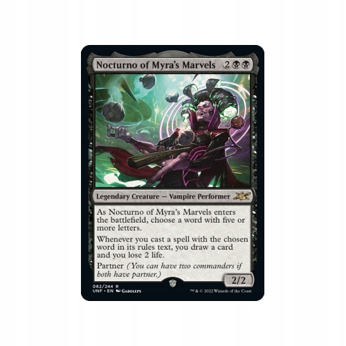 Mtg Nocturno of Myra's Marvels (Rare)